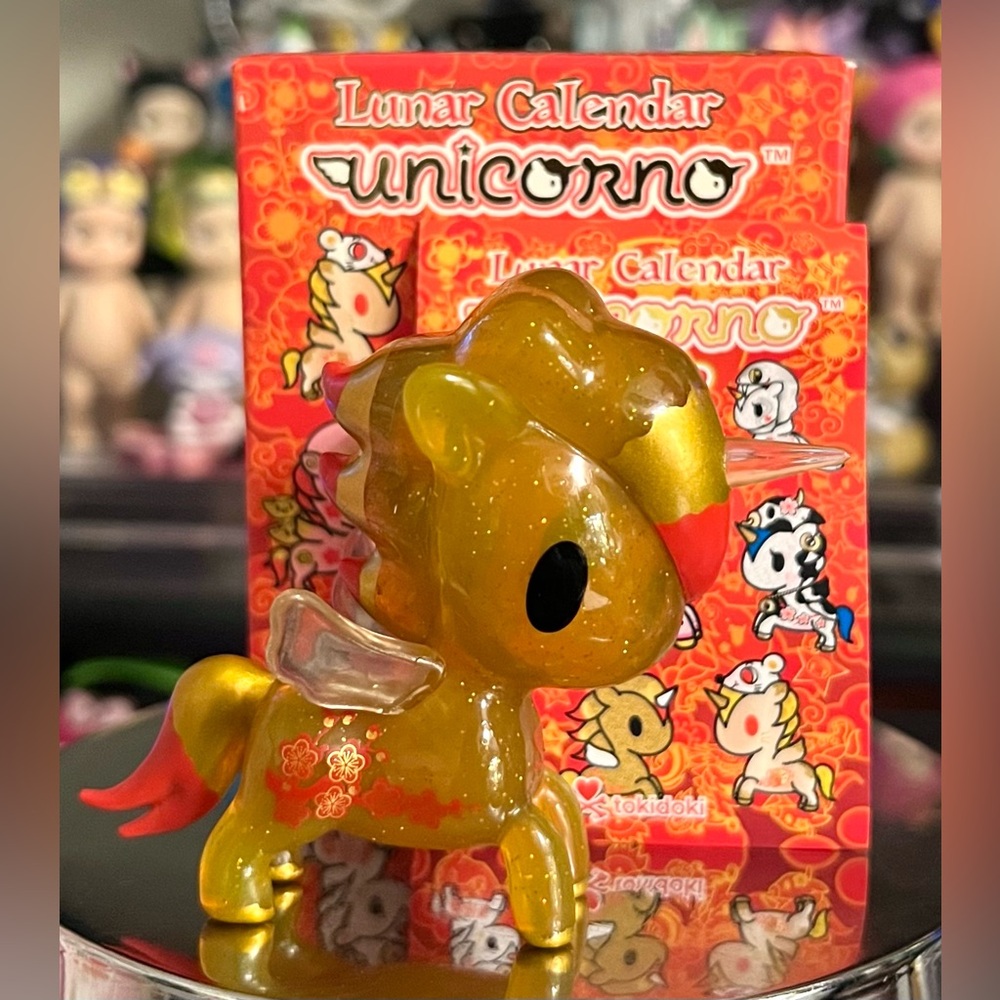 Tokidoki Year of the Horse Unicorno Lunar Calendar Metallico Series Art Figure